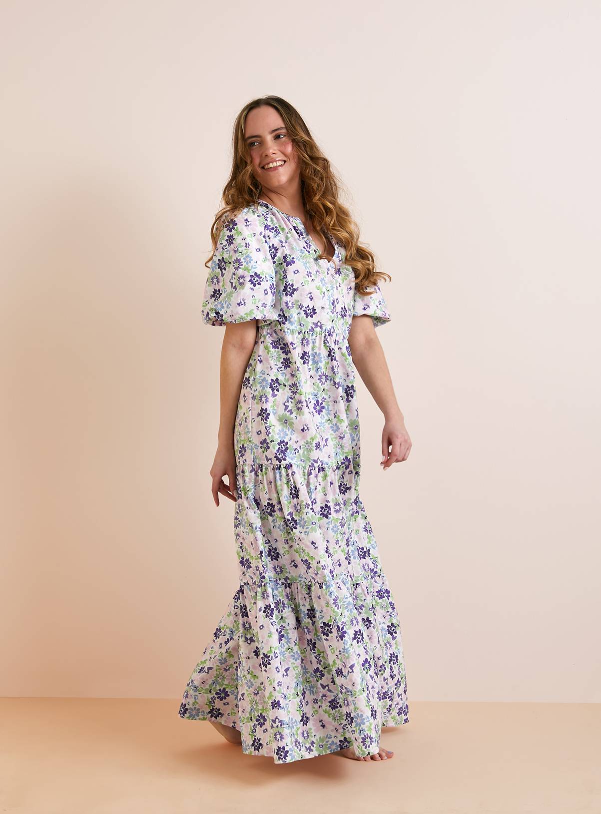 Everbelle Floral Bloom Poplin Maxi Dress 12 - Image 1